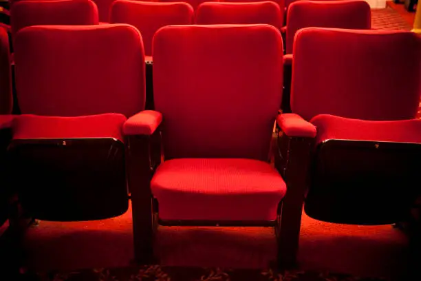 Photo of Red theater event seating