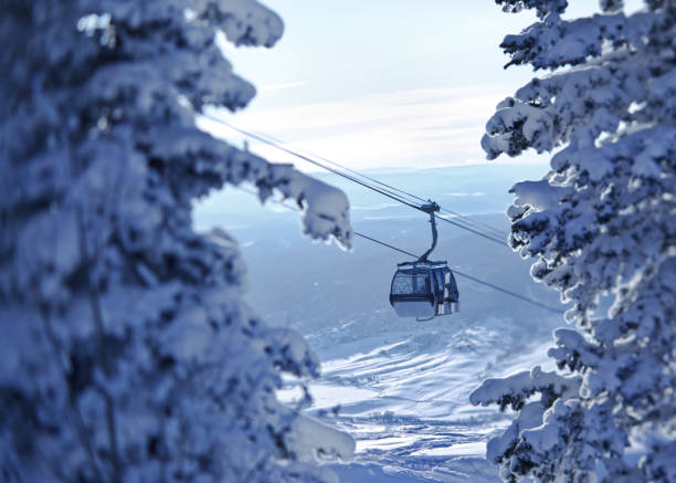 istock gondola cable car on a ski resort 157557966