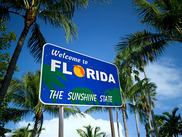 bienvenido a florida, ee.uu. - warm welcome fotografías e imágenes de stock