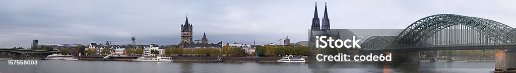 Köln frühen Morgen skyline XXXL panorama, den Rhein und den Dom - Lizenzfrei Köln Stock-Foto