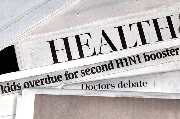 istock Newspaper Headline about Swine Flu Vaccine 157558160
