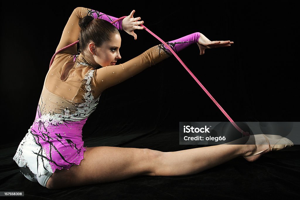 Gimnasia rítmica - Foto de stock de A la moda libre de derechos