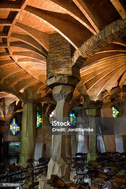 Detail Von Gaudis Central Vault Stockfoto und mehr Bilder von Antonio Gaudi - Antonio Gaudi, Altar, Architektonische Säule