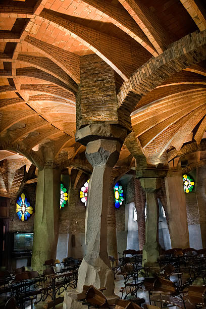 istock Detail of Gaudi's central vault 157558400