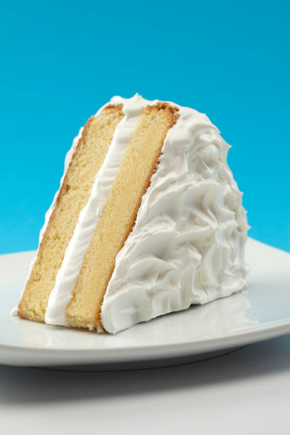 a slice of banana and Chocolate Cake. on white background