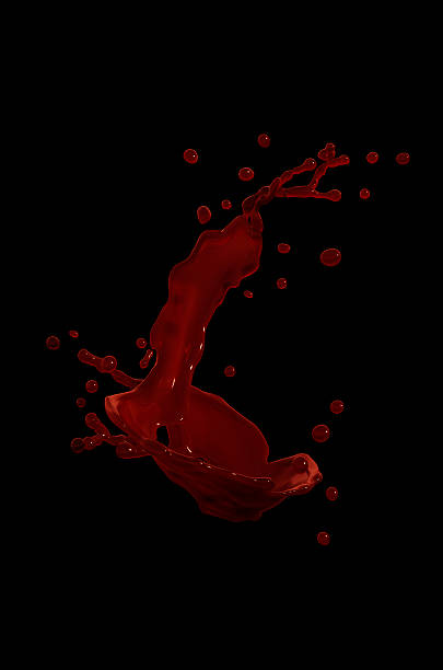 Blood splash Blood splash on black background. blood pouring stock pictures, royalty-free photos & images