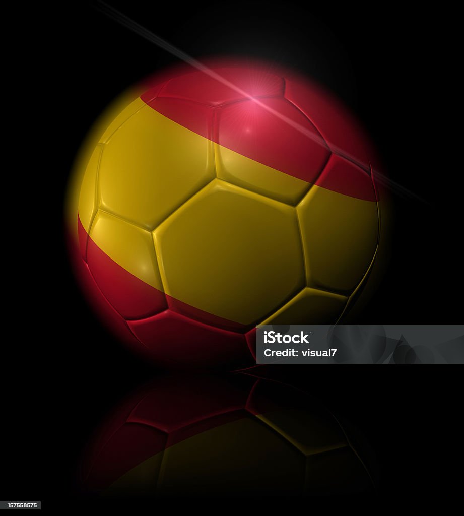 Bola de Futebol de Espanha - Royalty-free Bandeira Foto de stock