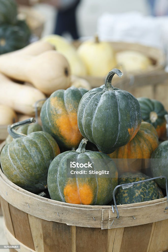 Sul mercato: Zucca acorn - Foto stock royalty-free di Zucca Acorn