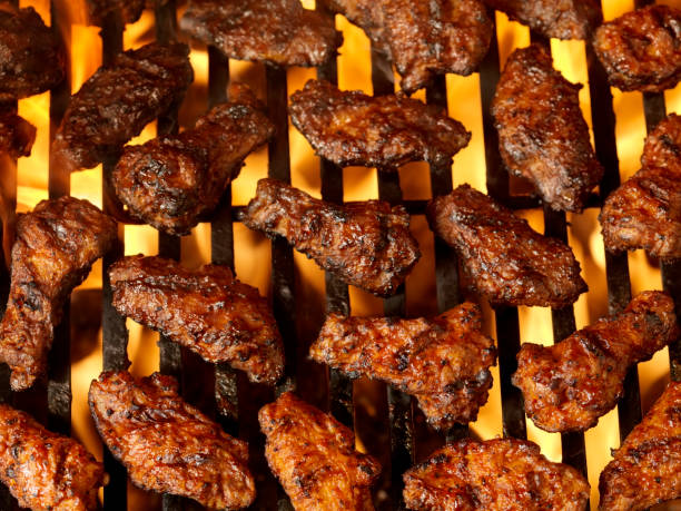 istock BBQ Chicken Wings on the Grill 157558874