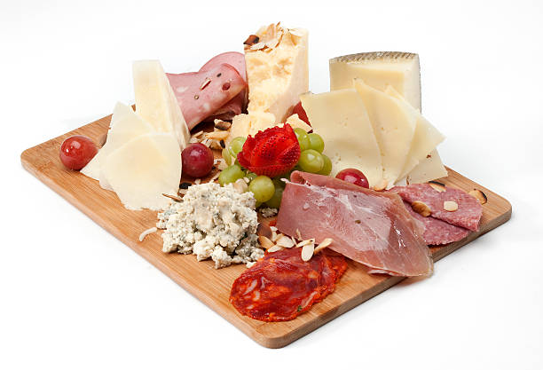 istock Mix of Cheeses and Cold Cuts 157559045