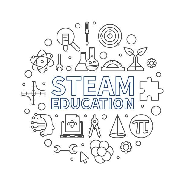 Steam Vector Rounded 950+ Steam Education Icons Stock Illustrations, Royalty-Free Vector ...