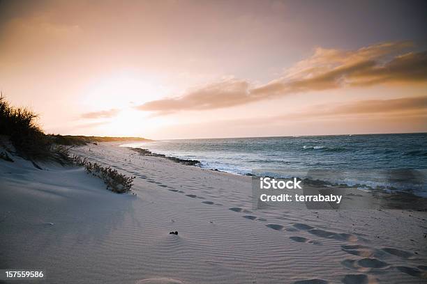 Beach Colorful Sunset Stock Photo - Download Image Now - Sunset, Water, Beach