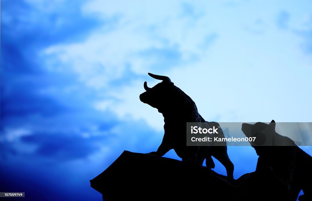 Bull and bear market  Bull - Animal Stock Photo