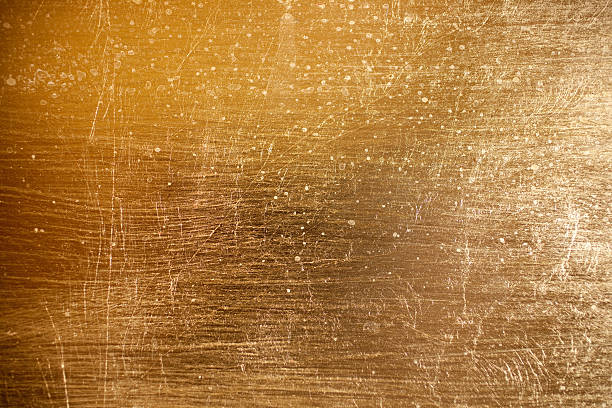 Gold painted texture stock photo