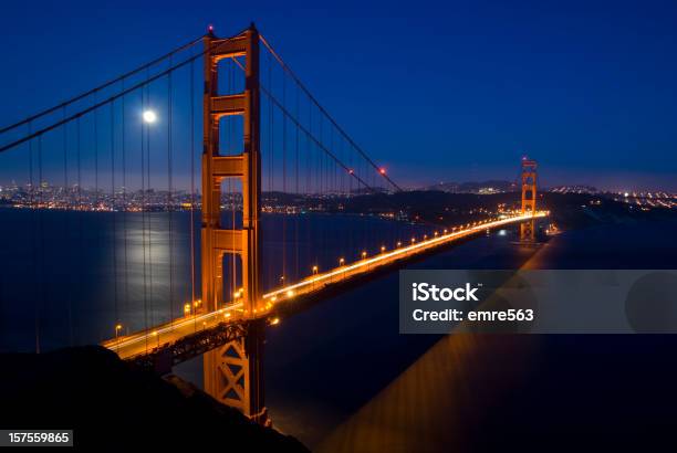 Foto de Ponte Golden Gate No Pôrdosol e mais fotos de stock de Acer Shirasawanum - Acer Shirasawanum, Arquitetura, As Américas