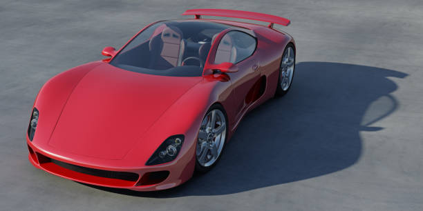 istock Red Sports Car 157559995