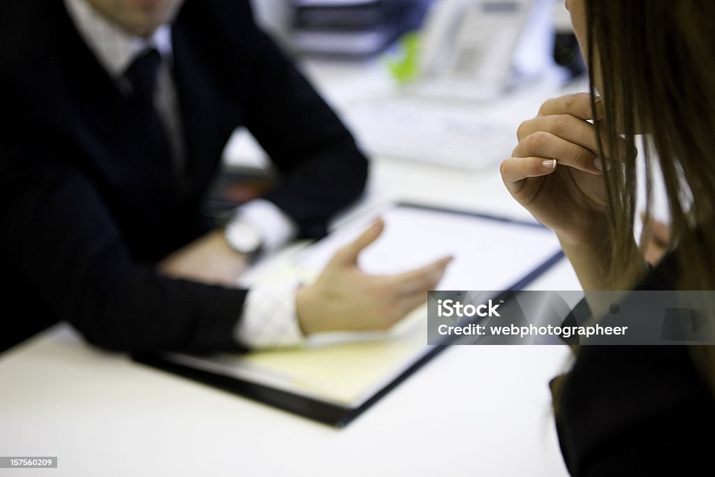 Business talk  Adult Stock Photo