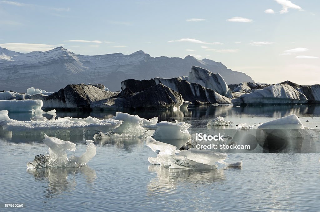 アイスランドに Icebergs - アイスランドのロイヤリティフリーストックフォト