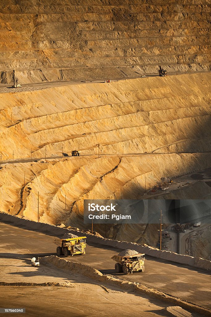 Ouvert mine souterraine dans les États-Unis - Photo de Bingham Canyon libre de droits