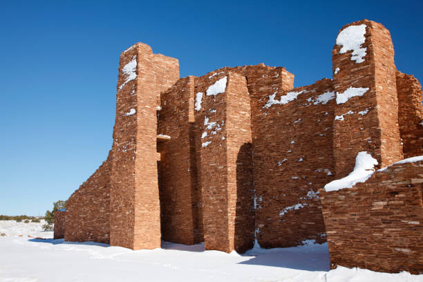 istock Abo Ruins in Winter with Snow 157560701