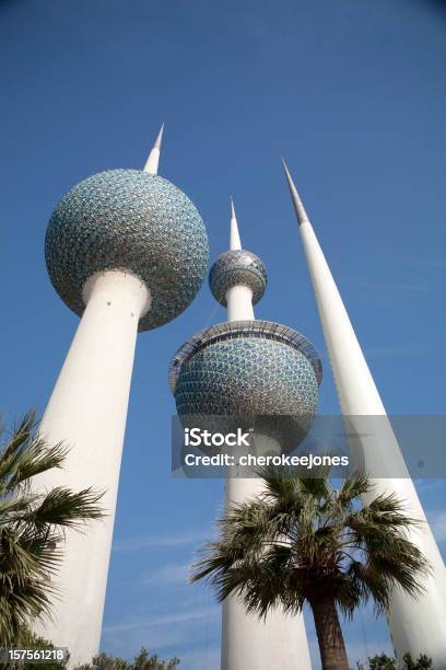 Kuwaittürme Stockfoto und mehr Bilder von Arabeske - Arabeske, Architektur, Blau