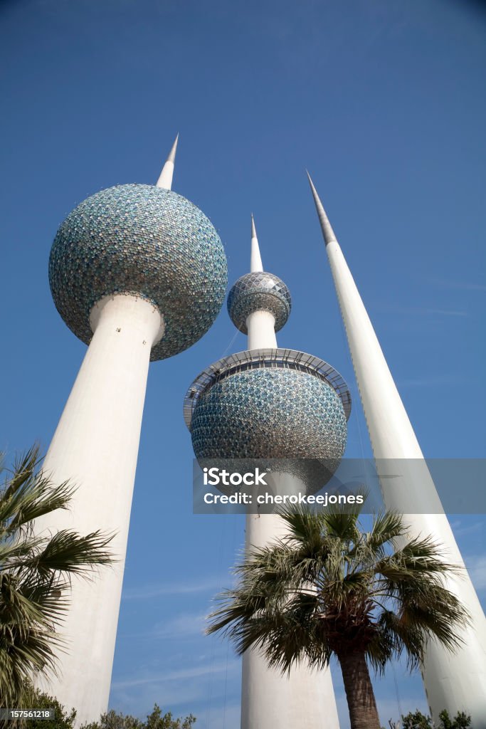 Torres de Kuwait - Foto de stock de Agua libre de derechos