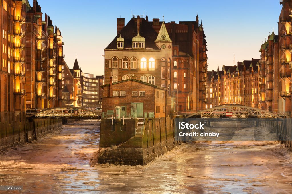 Speicherstadt Hamburgo - Royalty-free Hamburgo Foto de stock