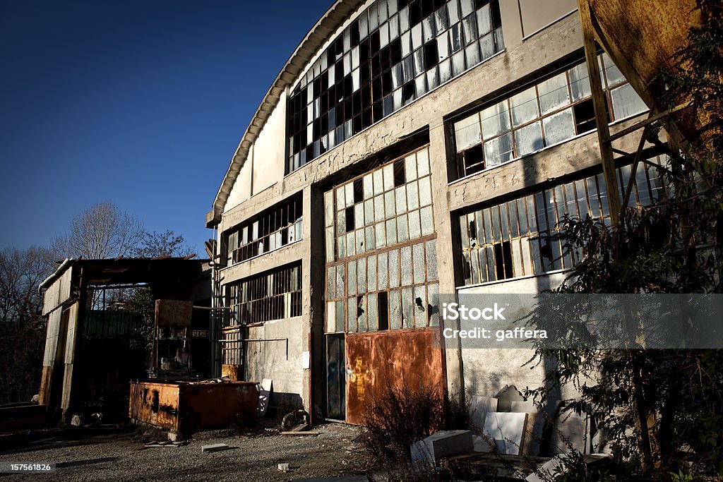 Abandonado Edifício industrial - Royalty-free Abandonado Foto de stock