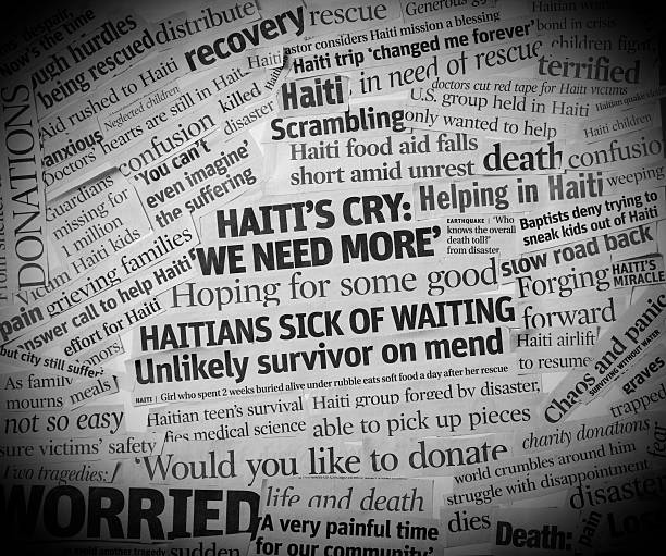 istock haitian earthquake headlines III 157561893