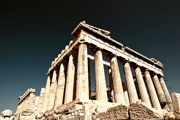 акрополь и парфенон athena, греция - nike стоковые фото и изображения