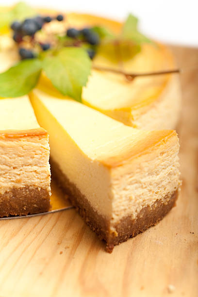 Piece of tart. Shallow DOF. 