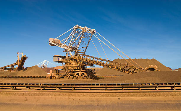 Ore Stockpile  Reclaimer stock pictures, royalty-free photos & images