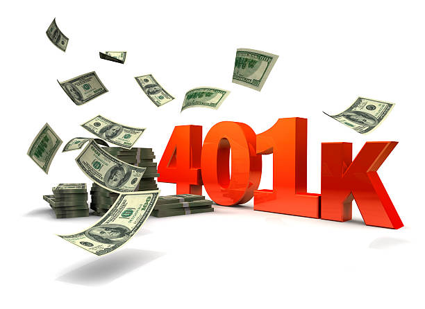 Money and 401K stock photo