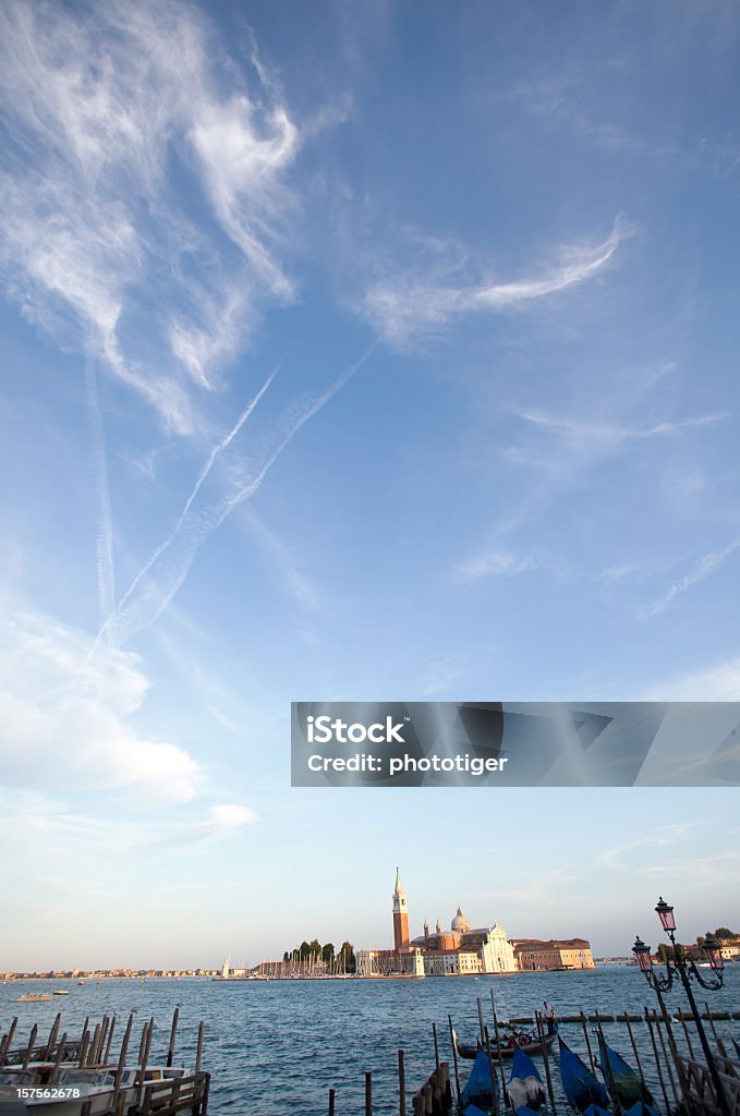 Gondeln und San Giorgio Maggiore in Venedig, Italien - Lizenzfrei 21. Jahrhundert Stock-Foto