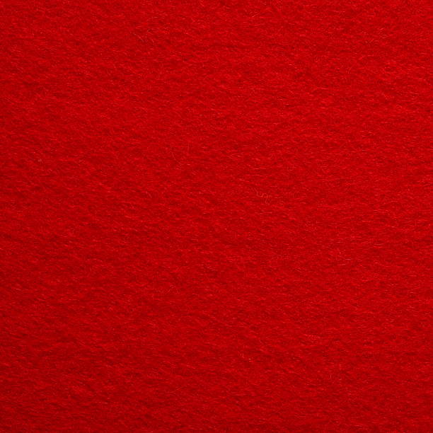 istock Close-up photograph of bright red felt 157563043