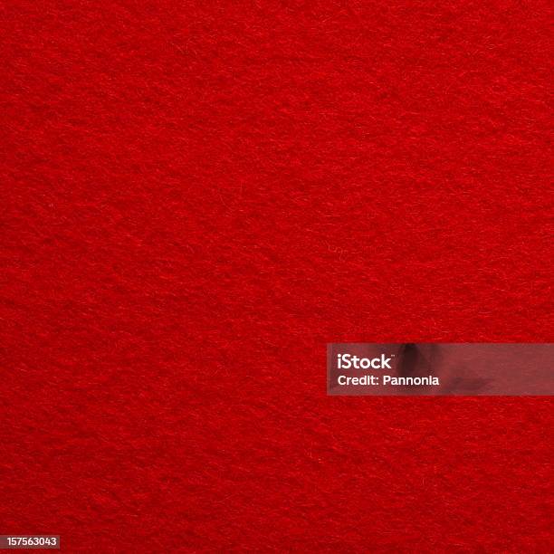 A Closeup Of A Red Felt Background Stock Photo - Download Image Now - Felt  - Textile, Red, Full Frame - iStock