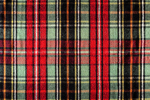 tartan-hintergrund - wool blanket stock-fotos und bilder