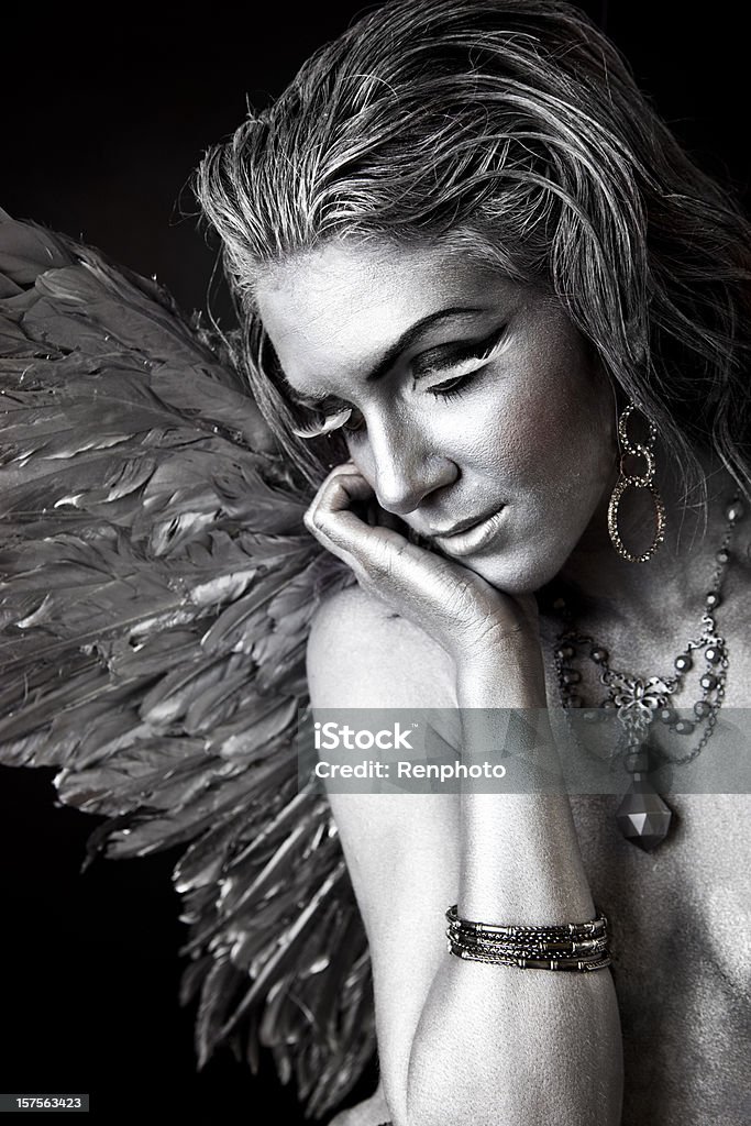 Silver Angel - Photo de Ange libre de droits