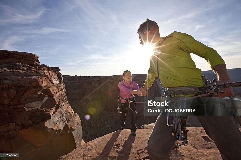 Climber - Foto stock royalty-free di Leadership