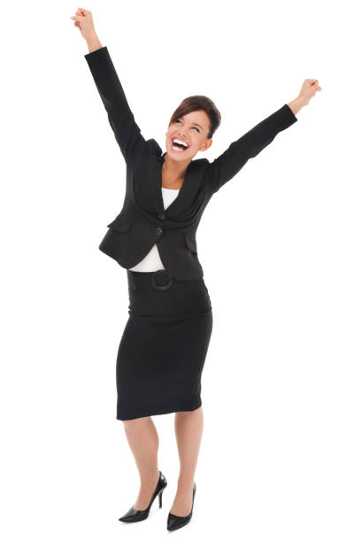 istock Elated Businesswoman 157563766