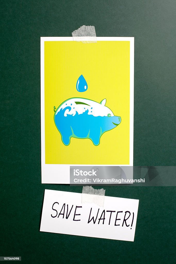 Salva acqua Poster - Foto stock royalty-free di Acqua