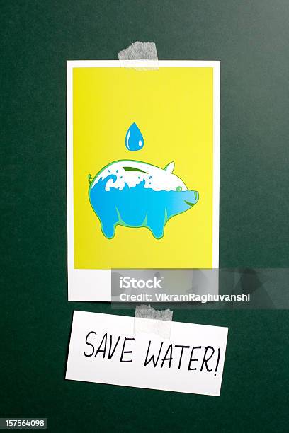 Salva Acqua Poster - Fotografie stock e altre immagini di Acqua - Acqua, Allerta, Ambiente