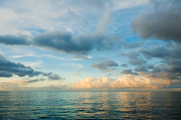 istock Blue Sunset over Caribbean sea 157564276