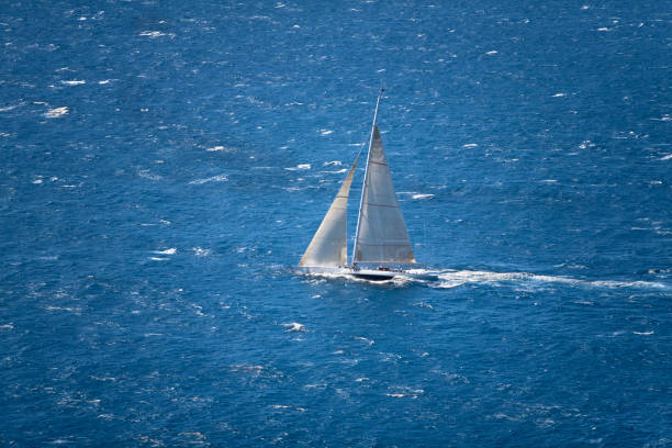 istock Super Yacht Sailing in the Caribbean 157564320