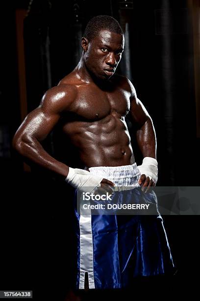 Boxer Stockfoto und mehr Bilder von Afrikanischer Abstammung - Afrikanischer Abstammung, Bauchmuskeln, Männer