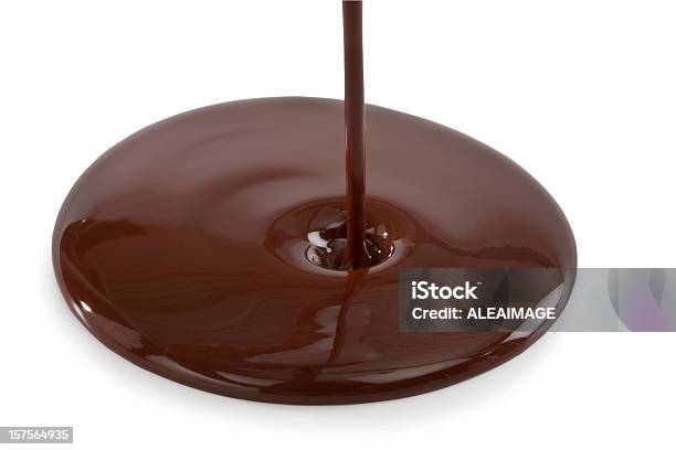 Foto de Preparar E Chocolate e mais fotos de stock de Chocolate - Chocolate, Molho de Chocolate, Derreter