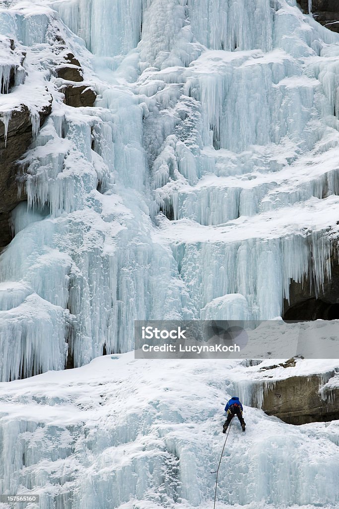 Eisklettern - Lizenzfrei Eisskulptur Stock-Foto