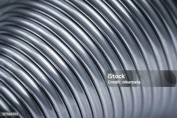 Close Up Of Silver Metal Rings Stock Photo - Download Image Now - Color Image, Metal, Textured