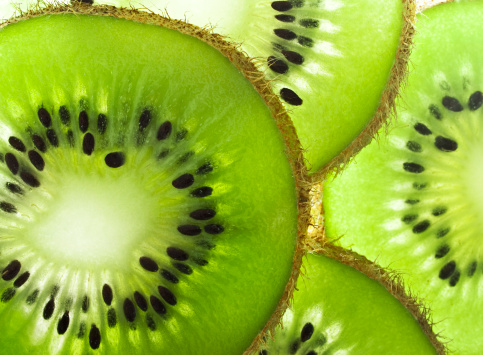 kiwi slices close-up