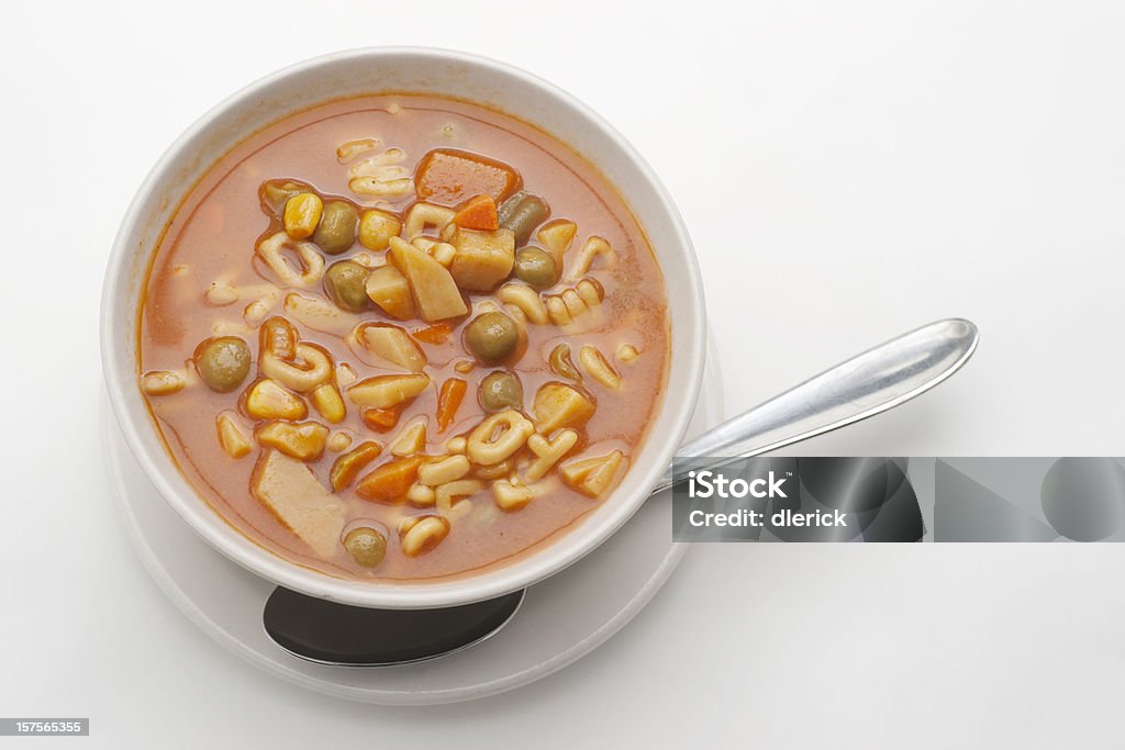 Tigela de sopa de legumes - Foto de stock de Alimentação Saudável royalty-free